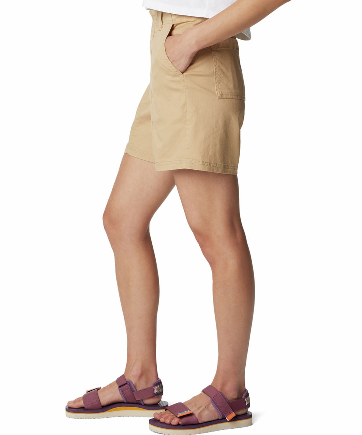 Short Mujer Calico Basin Cotton Beige Columbia