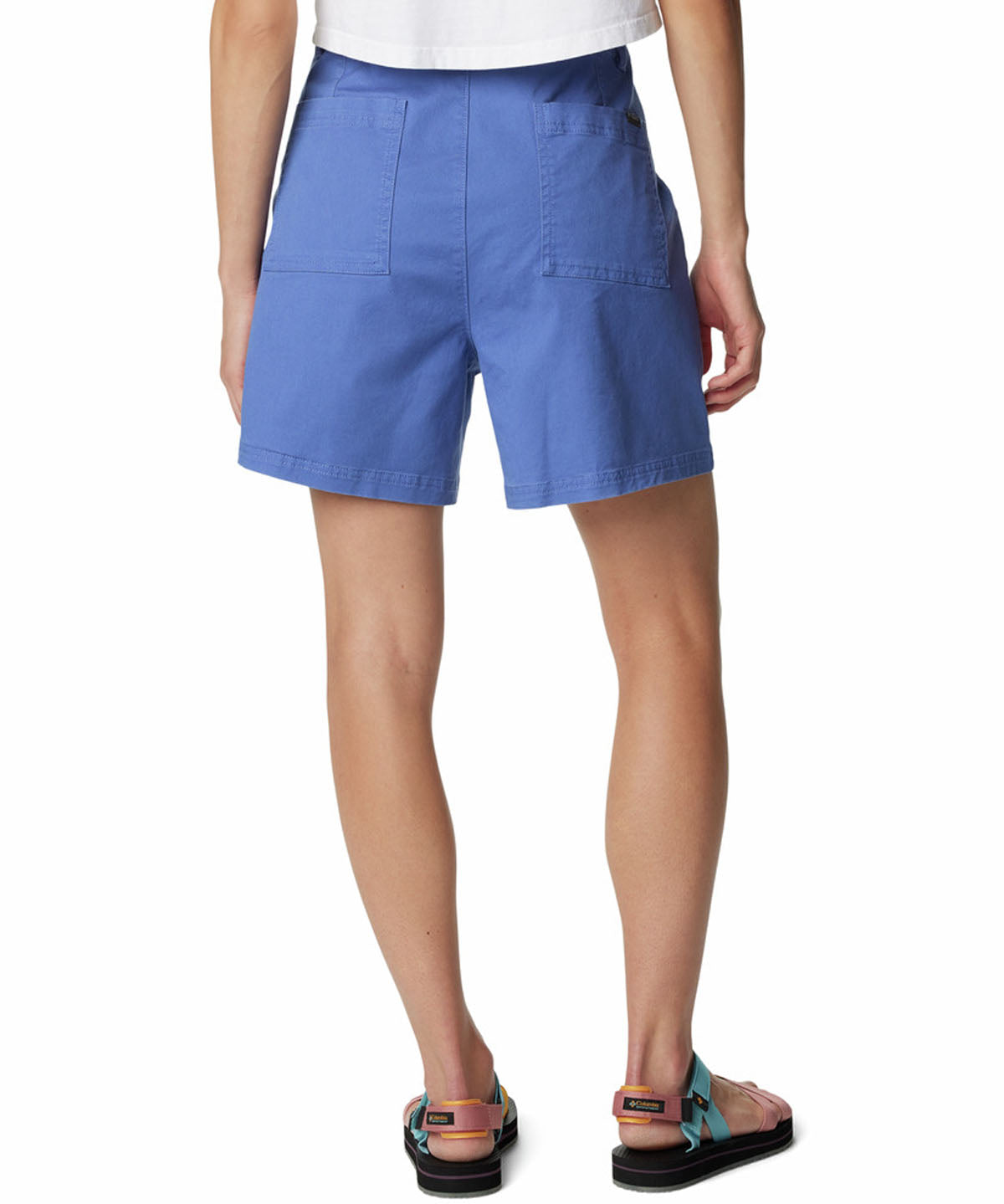 Short Mujer Calico Basin Cotton Azul Columbia