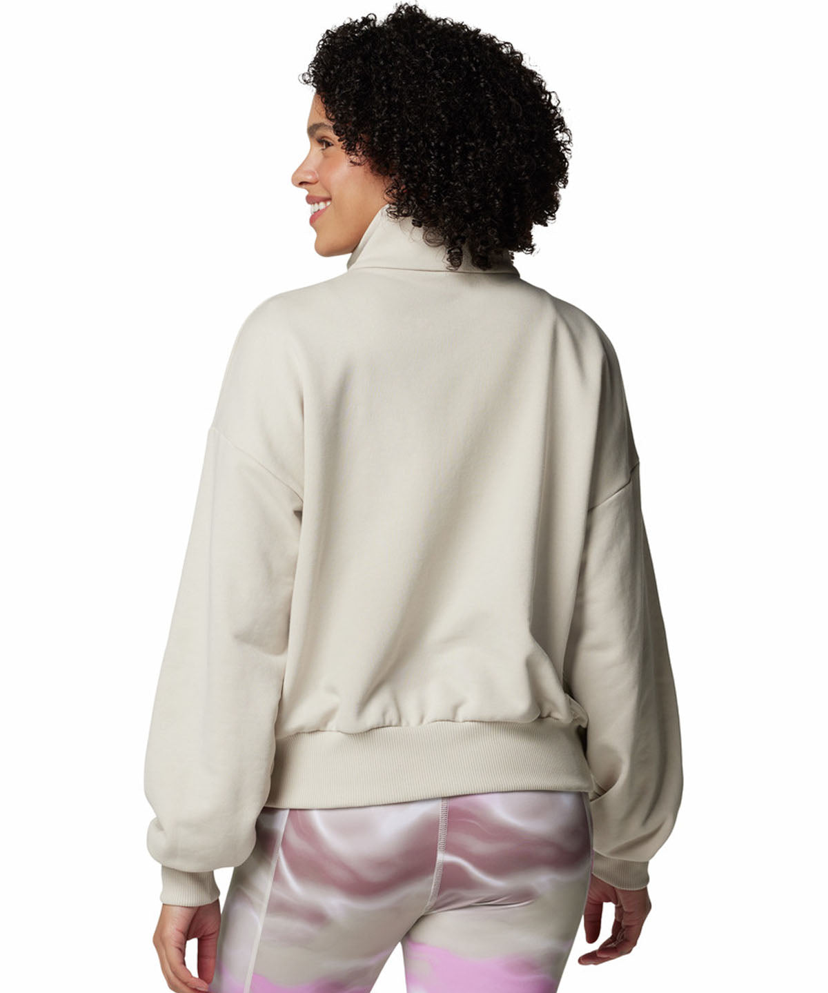 Polerón Mujer Marble Canyon Quart Beige Columbia
