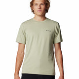 Polera Manga Corta Hombre Tech Trail Crew Neck Verde Columbia