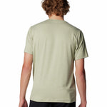 Polera Manga Corta Hombre Tech Trail Crew Neck Verde Columbia