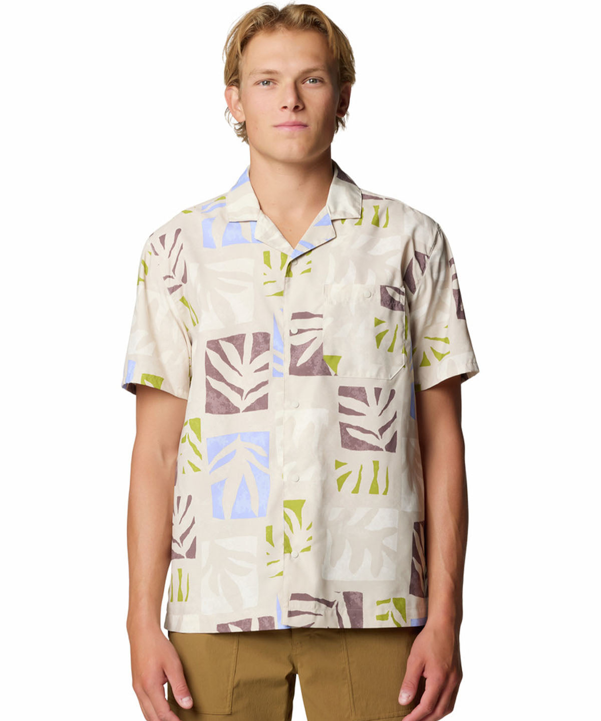Camisa Manga Corta Trail Sender Gris Mountain Hardwear