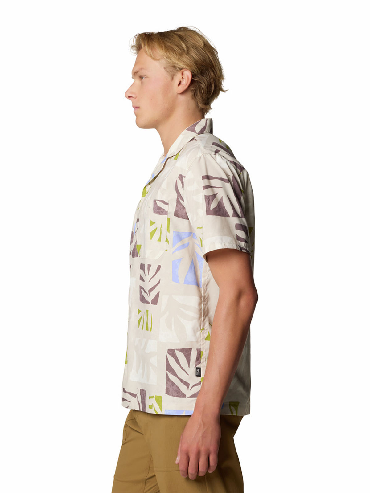 Camisa Manga Corta Trail Sender Gris Mountain Hardwear