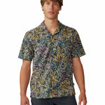 Camisa Manga Corta Hombre Trail Sender Gris Mountain Hardwear