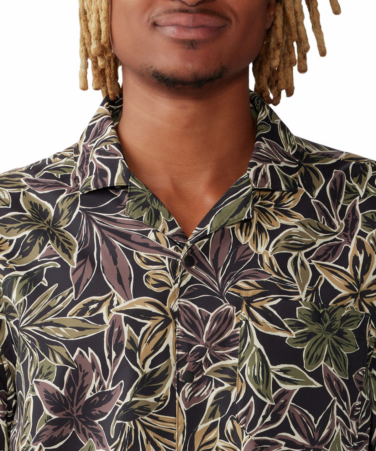 Camisa Manga Corta Hombre Trail Sender Negro Mountain Hardwear