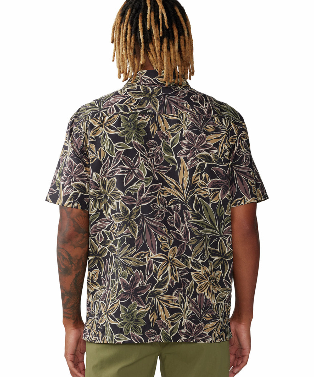 Camisa Manga Corta Hombre Trail Sender Negro Mountain Hardwear