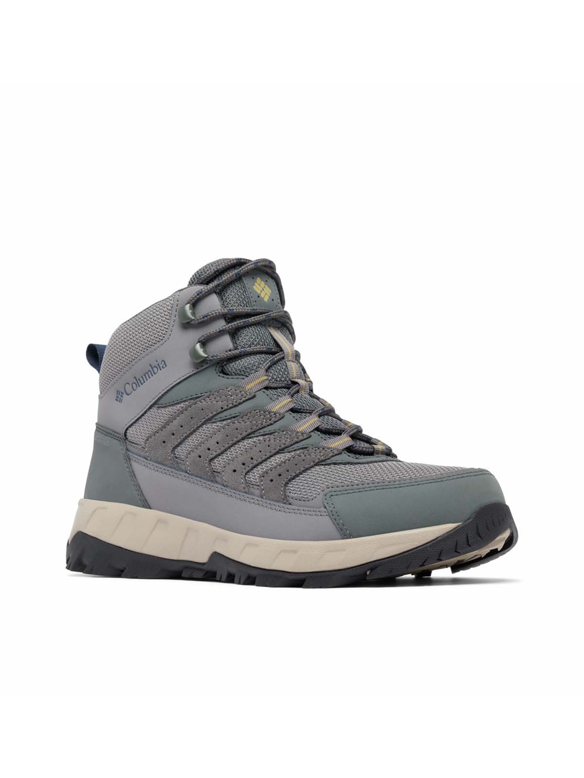 Botín Hombre Strata Trail Mid Waterproof Gris Columbia