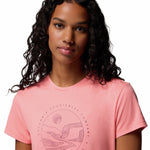 Polera Manga Corta Mujer Sloan Ridge Graphic Rojo Columbia