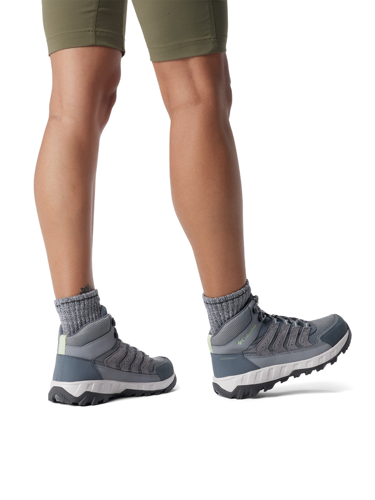 Botín Mujer Strata Trail Mid Waterproof Gris Columbia
