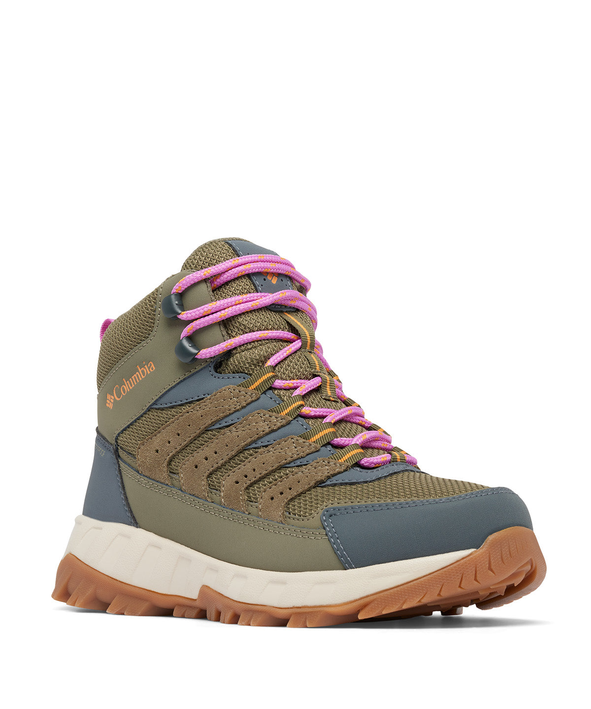 Botín Mujer Strata Trail Mid Waterproof Verde Columbia