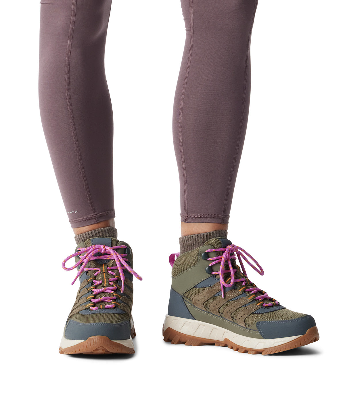 Botín Mujer Strata Trail Mid Waterproof Verde Columbia