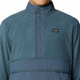 Polar Hombre Microchill Snap Pullover Azul Mountain Hardwear
