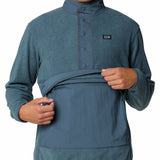 Polar Hombre Microchill Snap Pullover Azul Mountain Hardwear