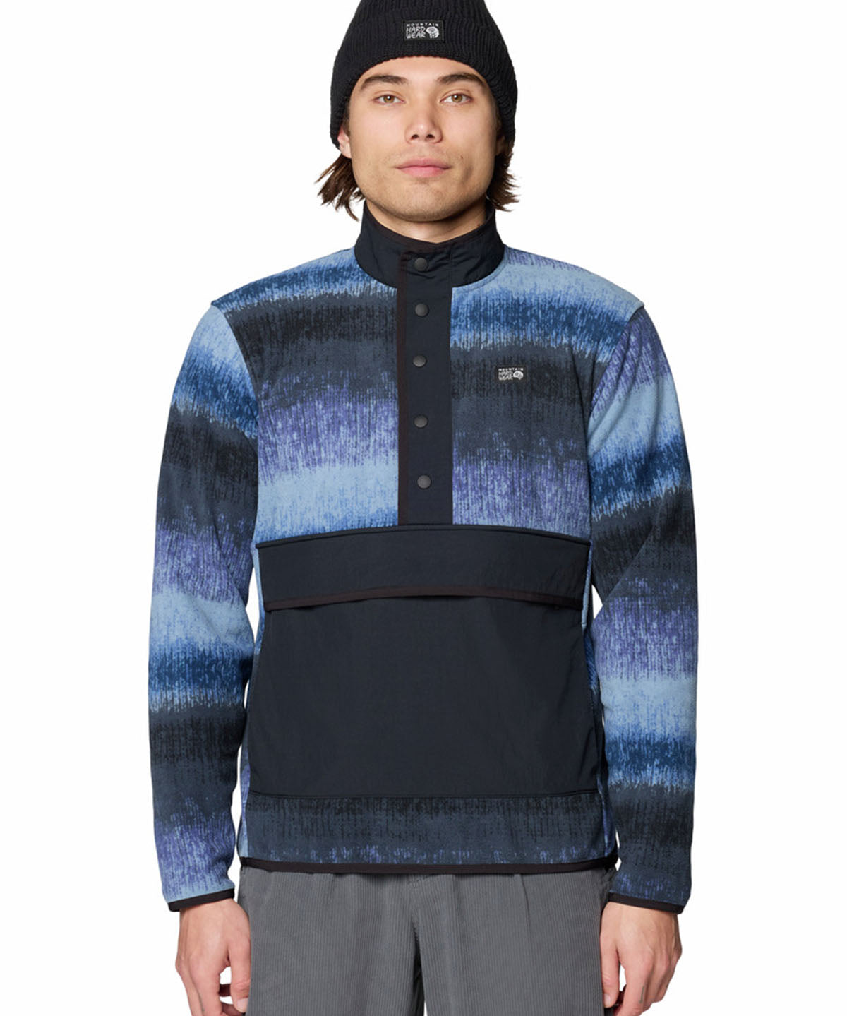 Polar Hombre Microchill Half Snap Azul Mountain Hardwear