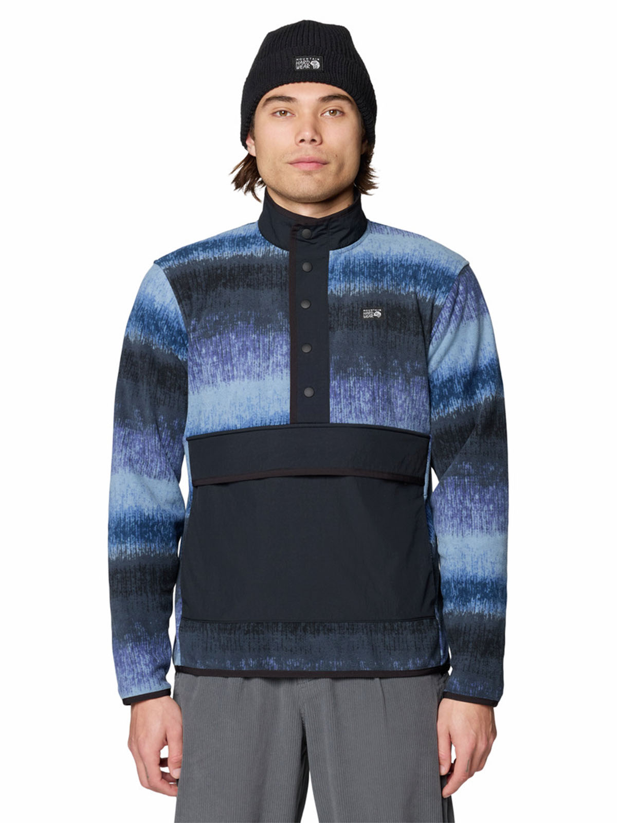 Polar Hombre Microchill Half Snap Azul Mountain Hardwear