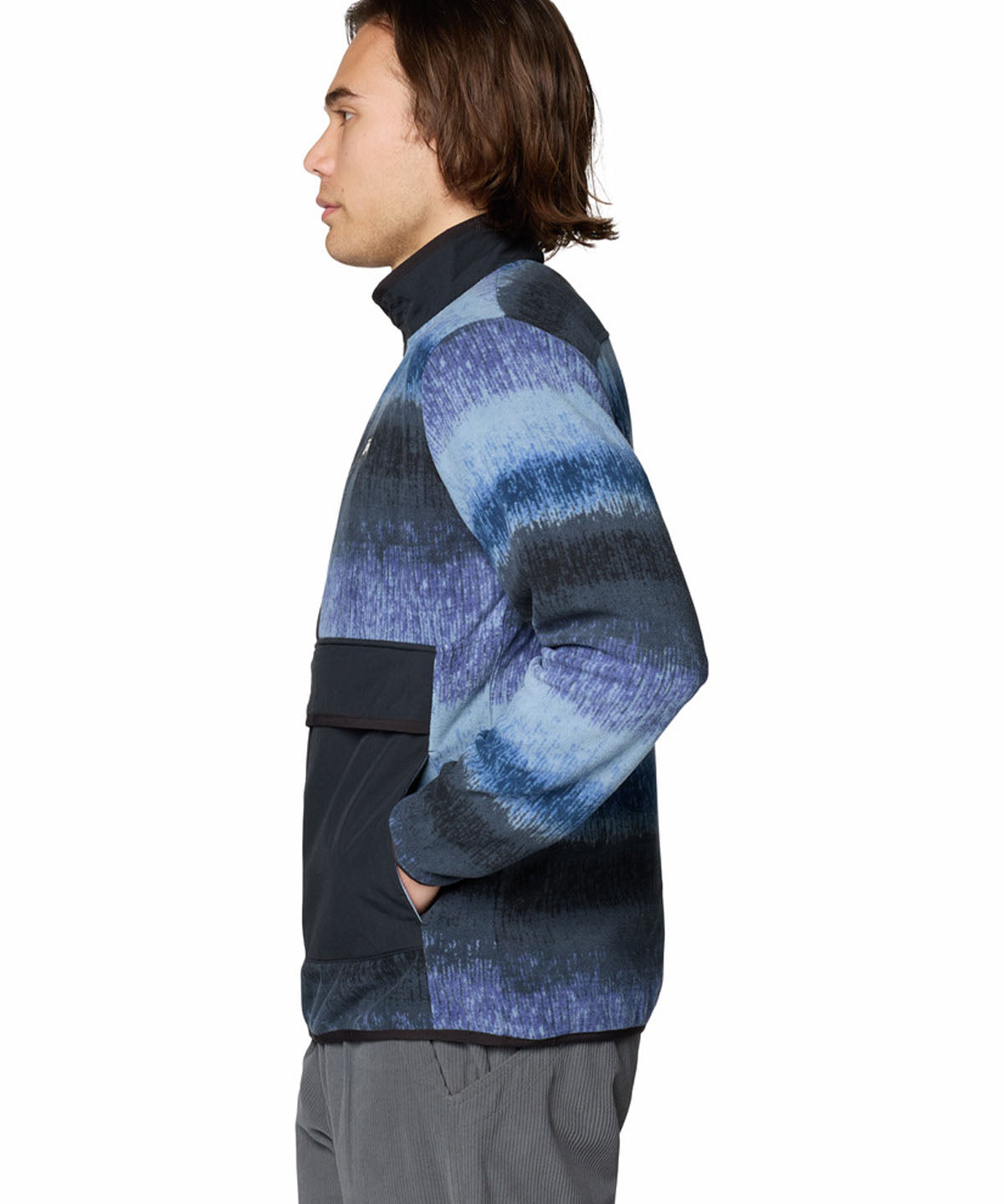 Polar Hombre Microchill Half Snap Azul Mountain Hardwear