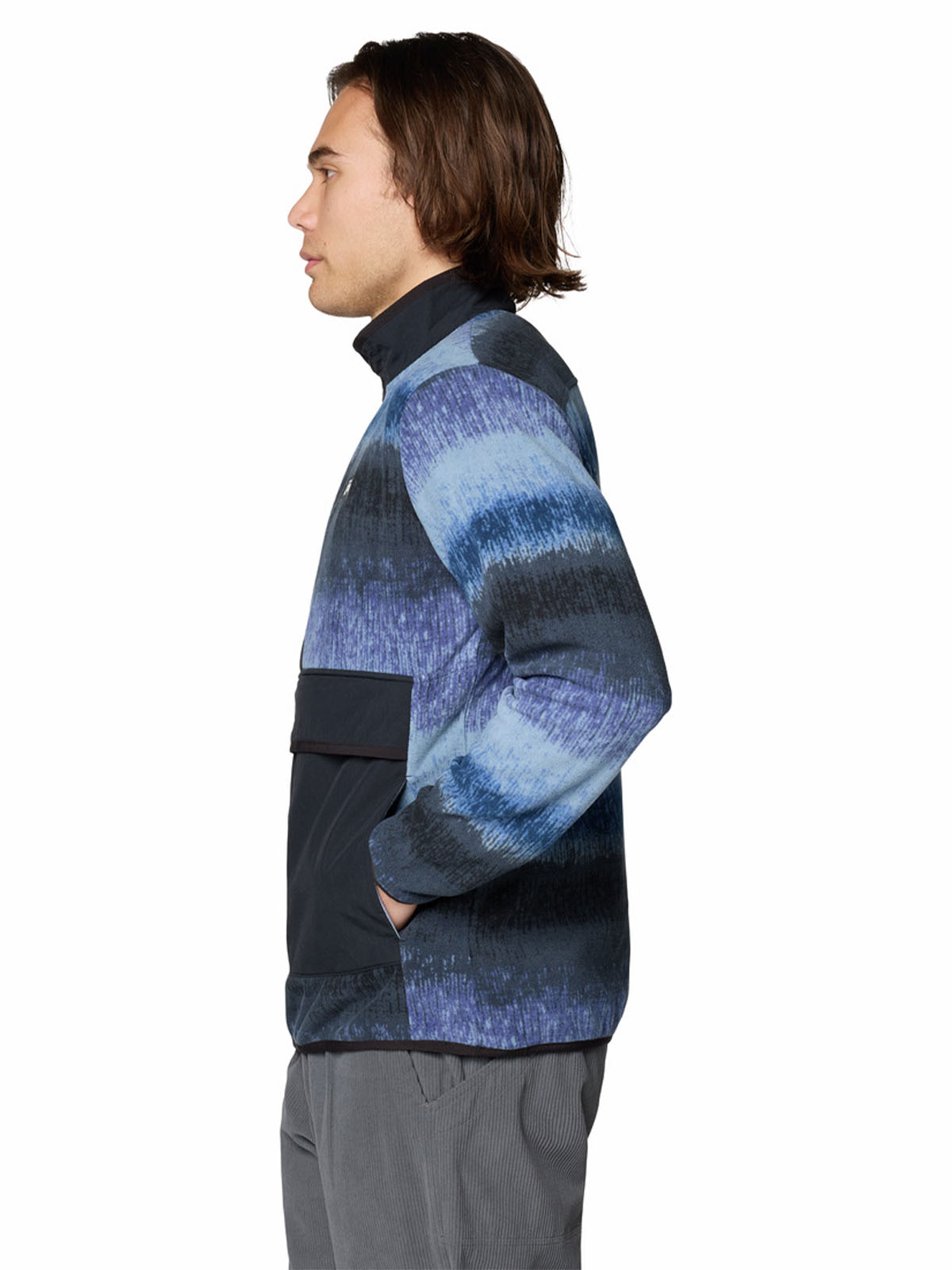 Polar Hombre Microchill Half Snap Azul Mountain Hardwear
