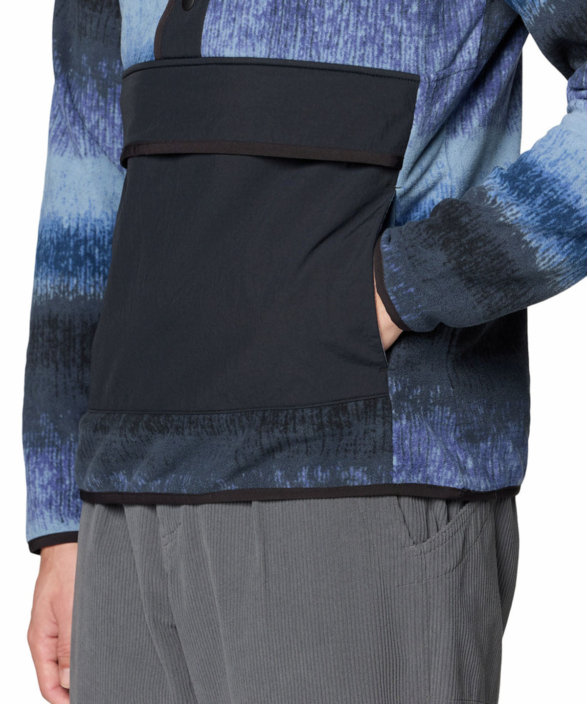 Polar Hombre Microchill Half Snap Azul Mountain Hardwear