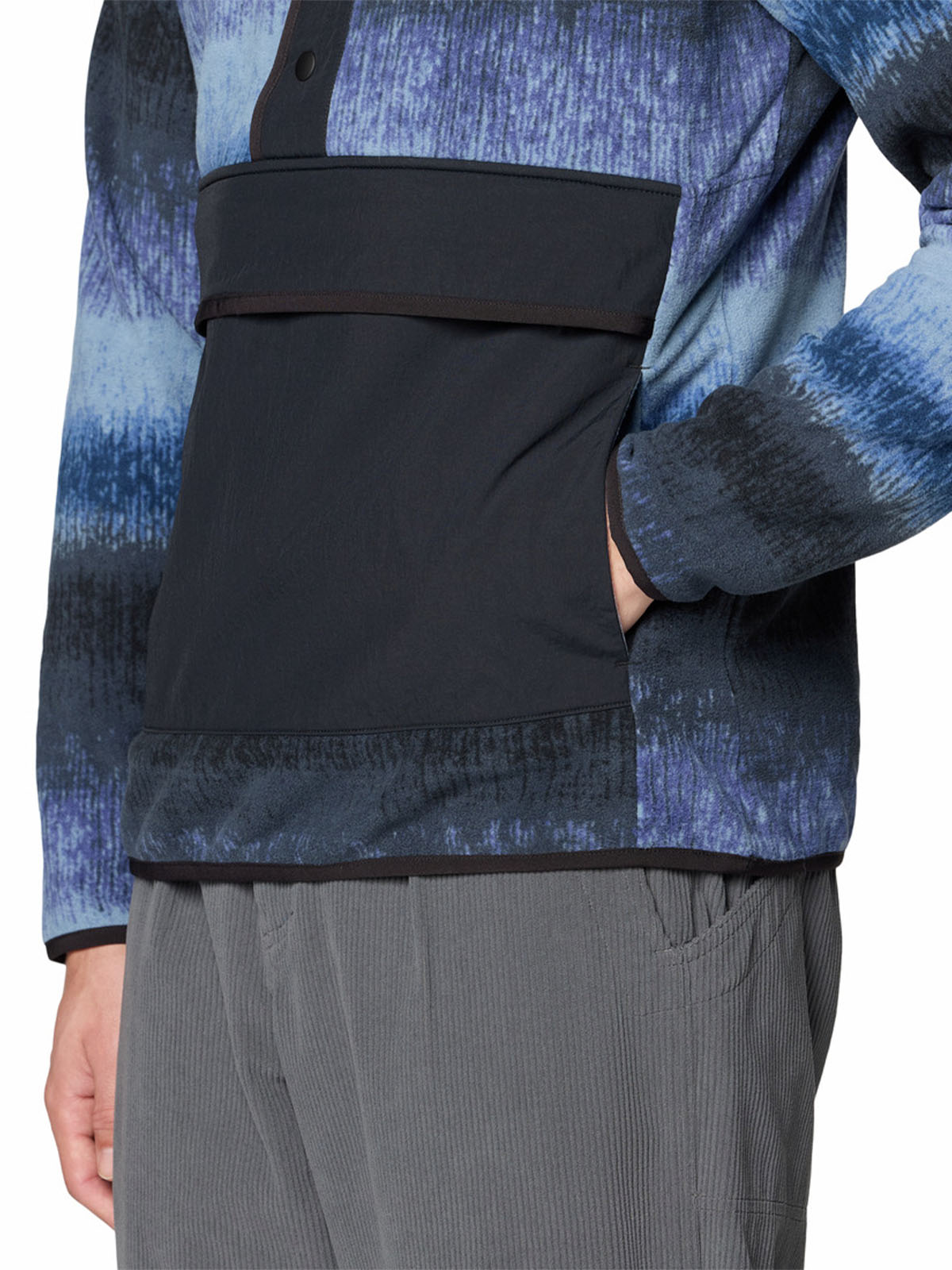 Polar Hombre Microchill Half Snap Azul Mountain Hardwear