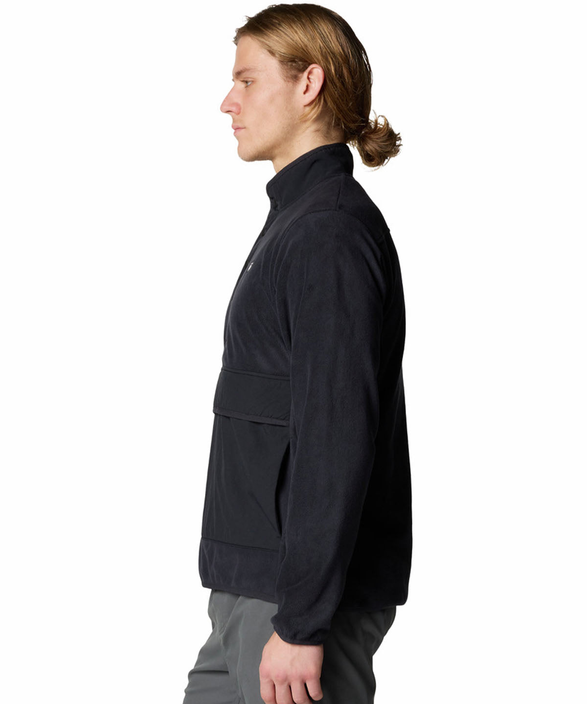 Polar Hombre Microchill Half Snap Negro Mountain Hardwear