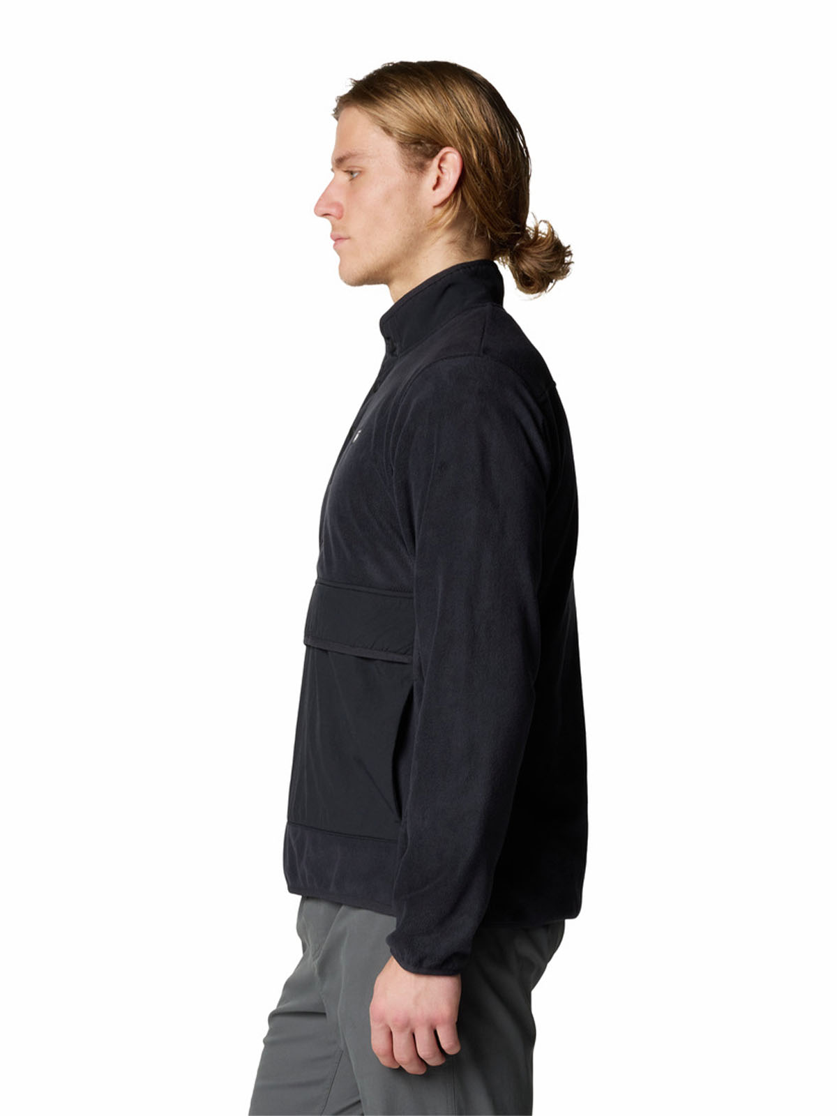 Polar Hombre Microchill Half Snap Negro Mountain Hardwear