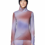 Polera Manga Larga Mujer Butter Azul Mountain Hardwear