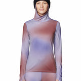 Polera Manga Larga Mujer Butter Azul Mountain Hardwear
