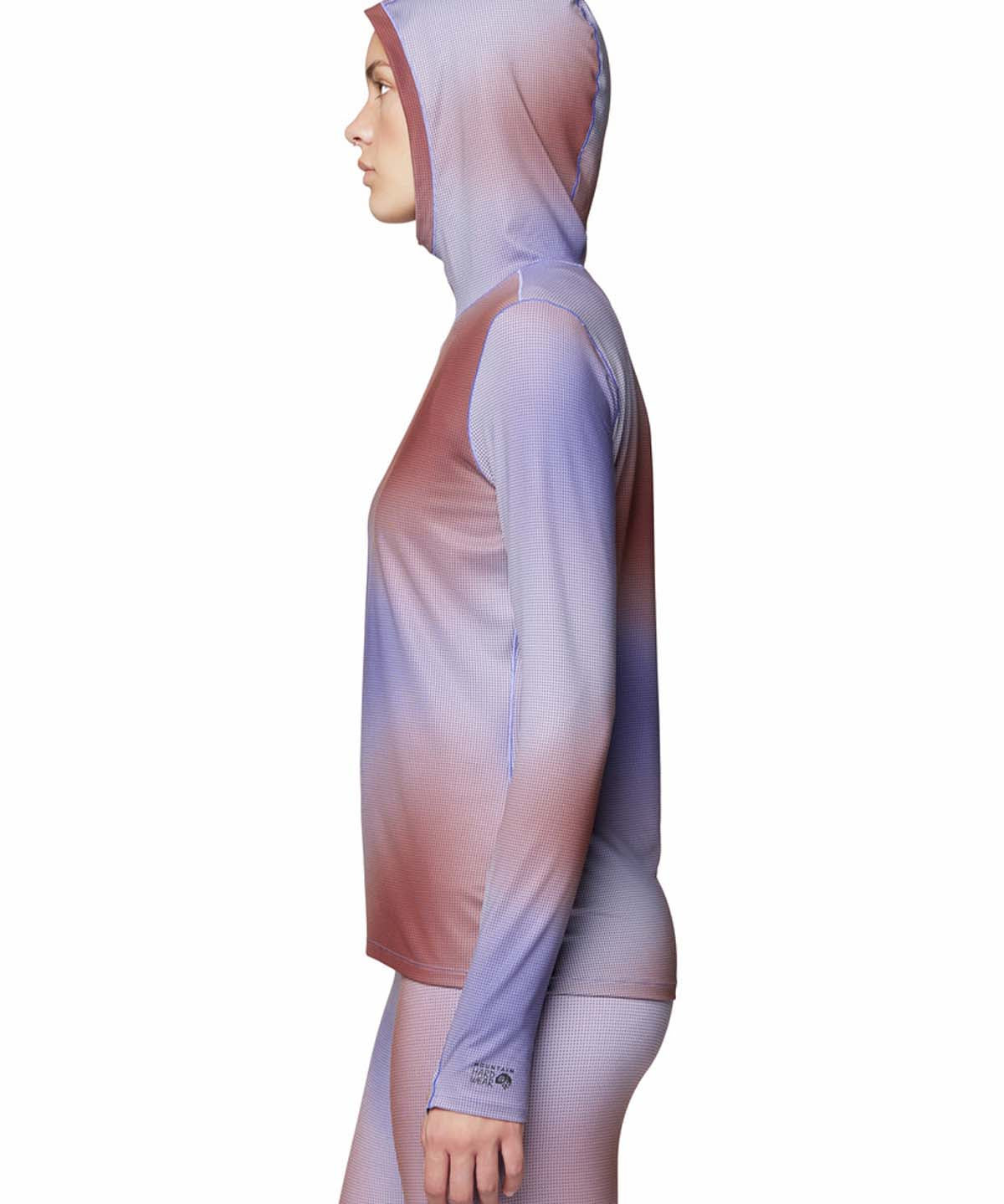 Polera Manga Larga Mujer Butter Azul Mountain Hardwear