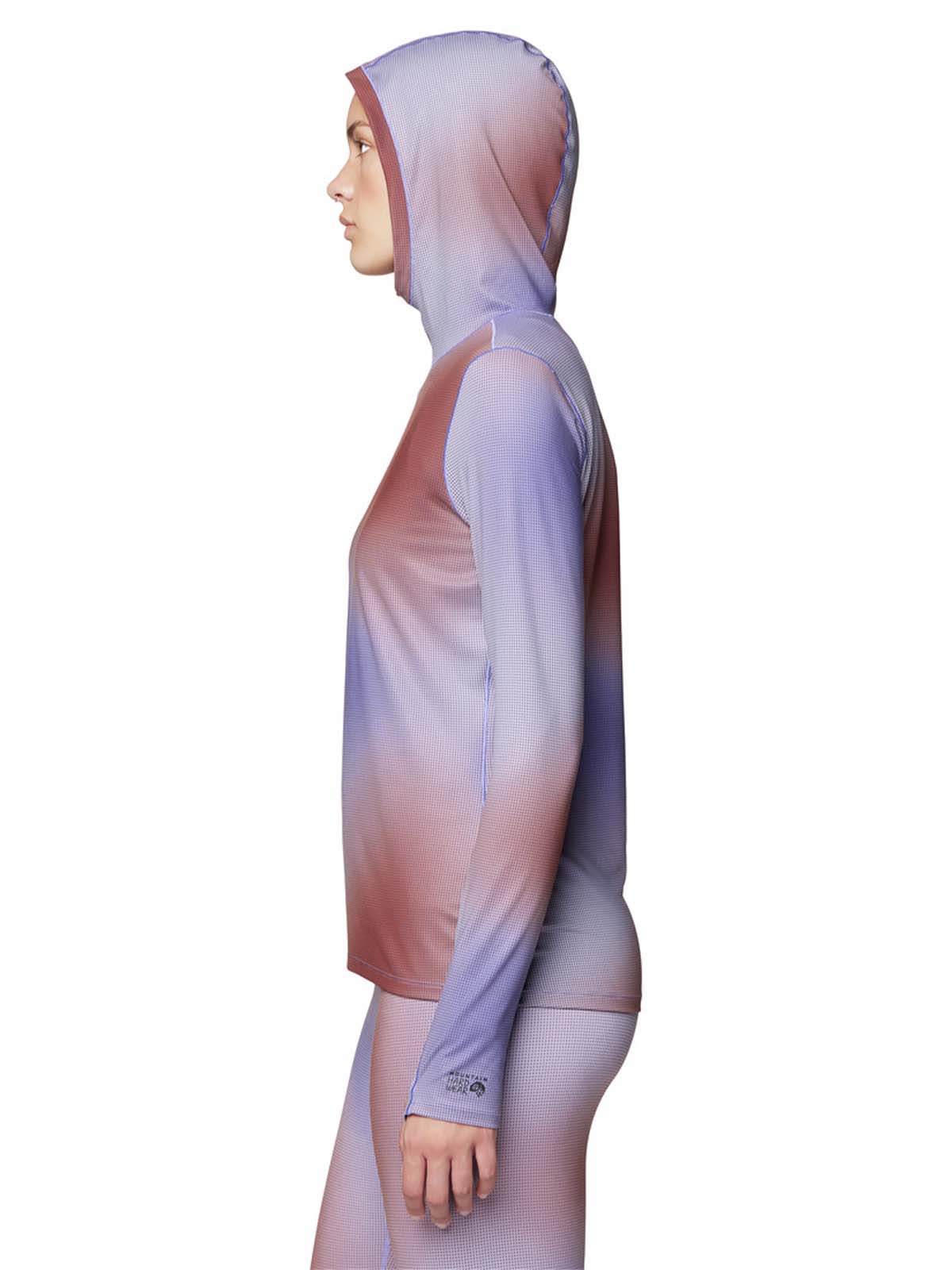 Polera Manga Larga Mujer Butter Azul Mountain Hardwear