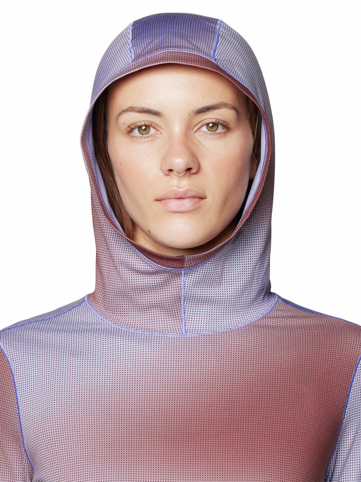 Polera Manga Larga Mujer Butter Azul Mountain Hardwear