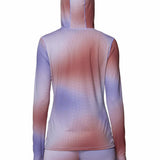 Polera Manga Larga Mujer Butter Azul Mountain Hardwear