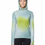 Polera Manga Larga Mujer Butter Azul Mountain Hardwear