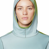Polera Manga Larga Mujer Butter Azul Mountain Hardwear