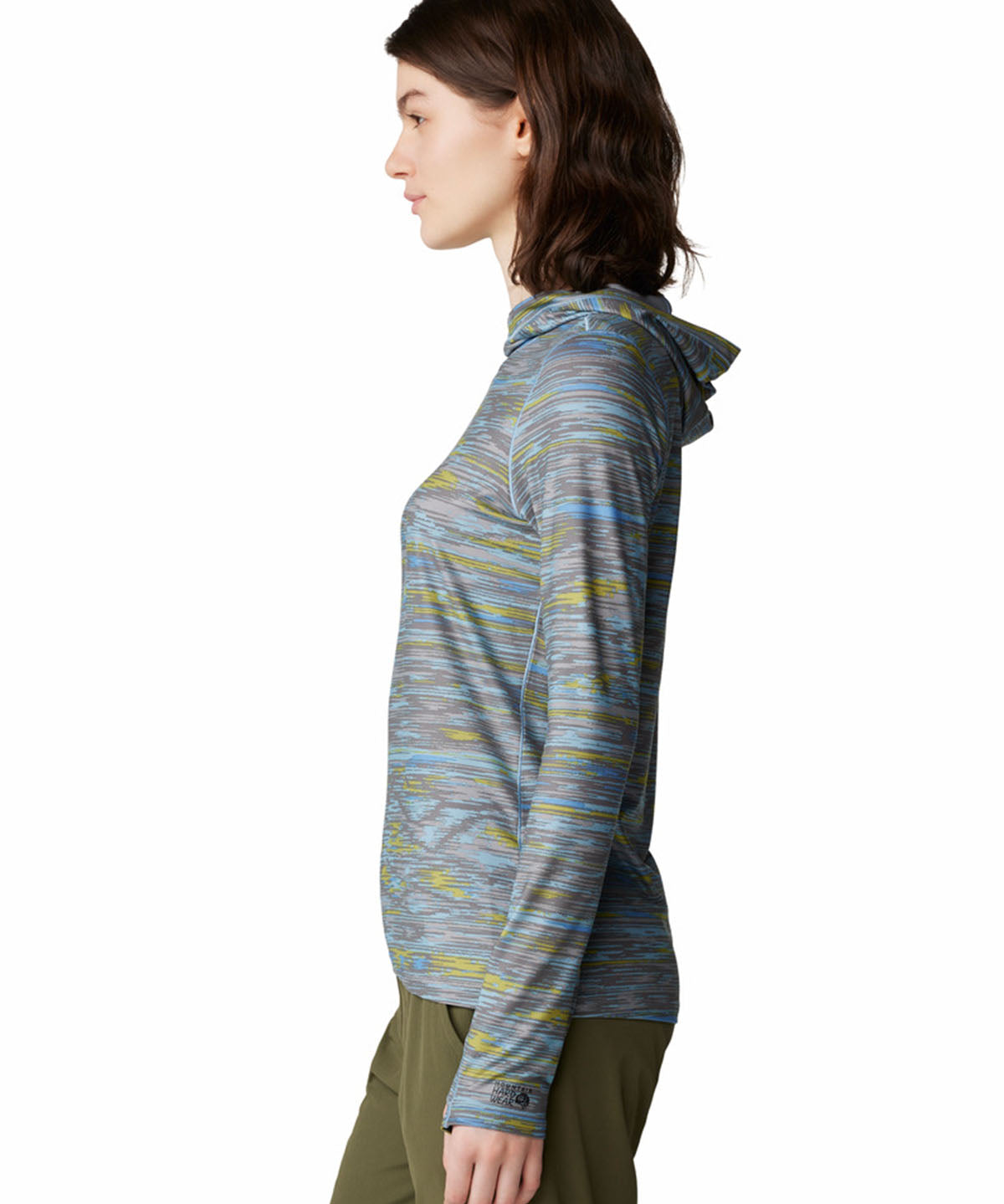 Polera Manga Larga Mujer Butter Up Azul Mountain Hardwear