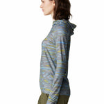 Polera Manga Larga Mujer Butter Up Azul Mountain Hardwear