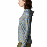 Polera Manga Larga Mujer Butter Up Azul Mountain Hardwear