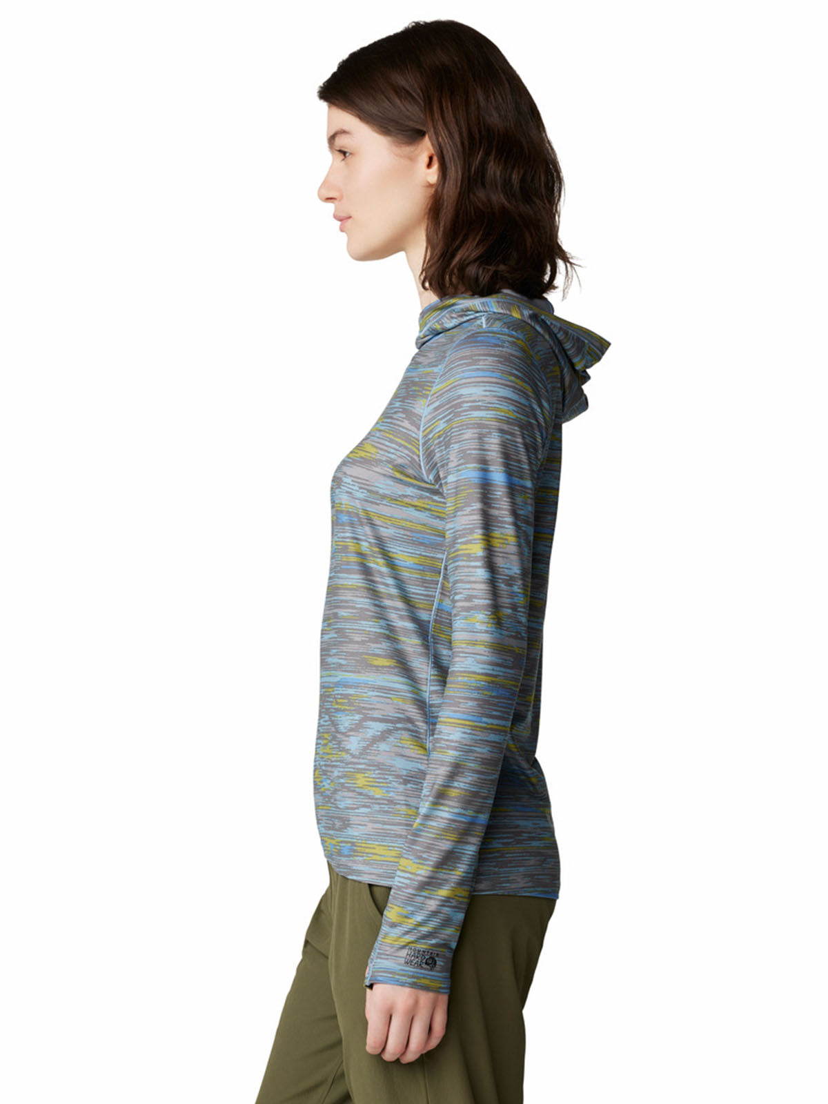 Polera Manga Larga Mujer Butter Up Azul Mountain Hardwear