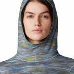 Polera Manga Larga Mujer Butter Up Azul Mountain Hardwear