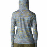 Polera Manga Larga Mujer Butter Up Azul Mountain Hardwear