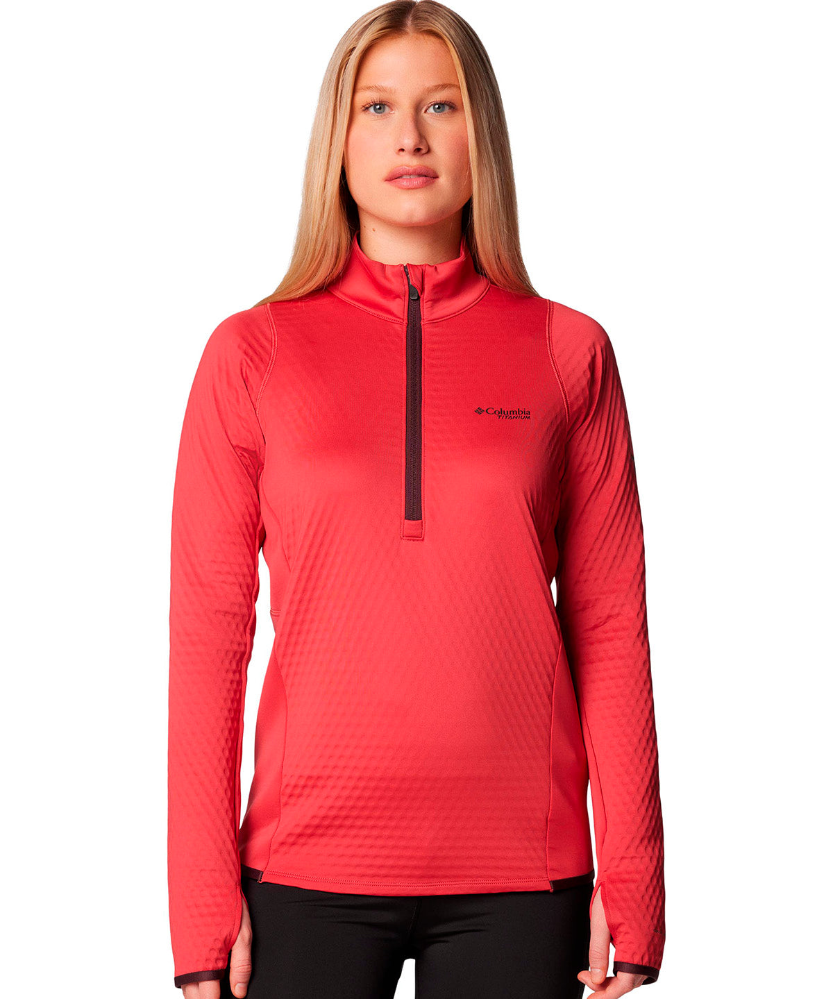 Polar Mujer Crystal Leaf Omni Heat Rojo Columbia