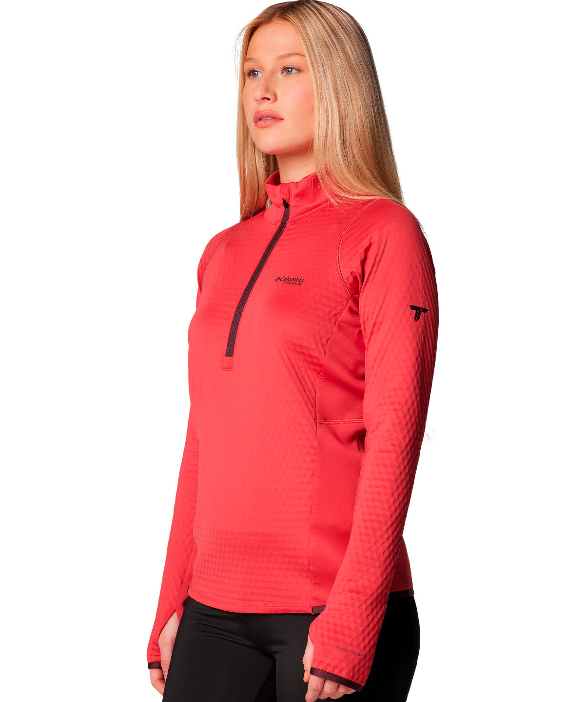Polar Mujer Crystal Leaf Omni Heat Rojo Columbia