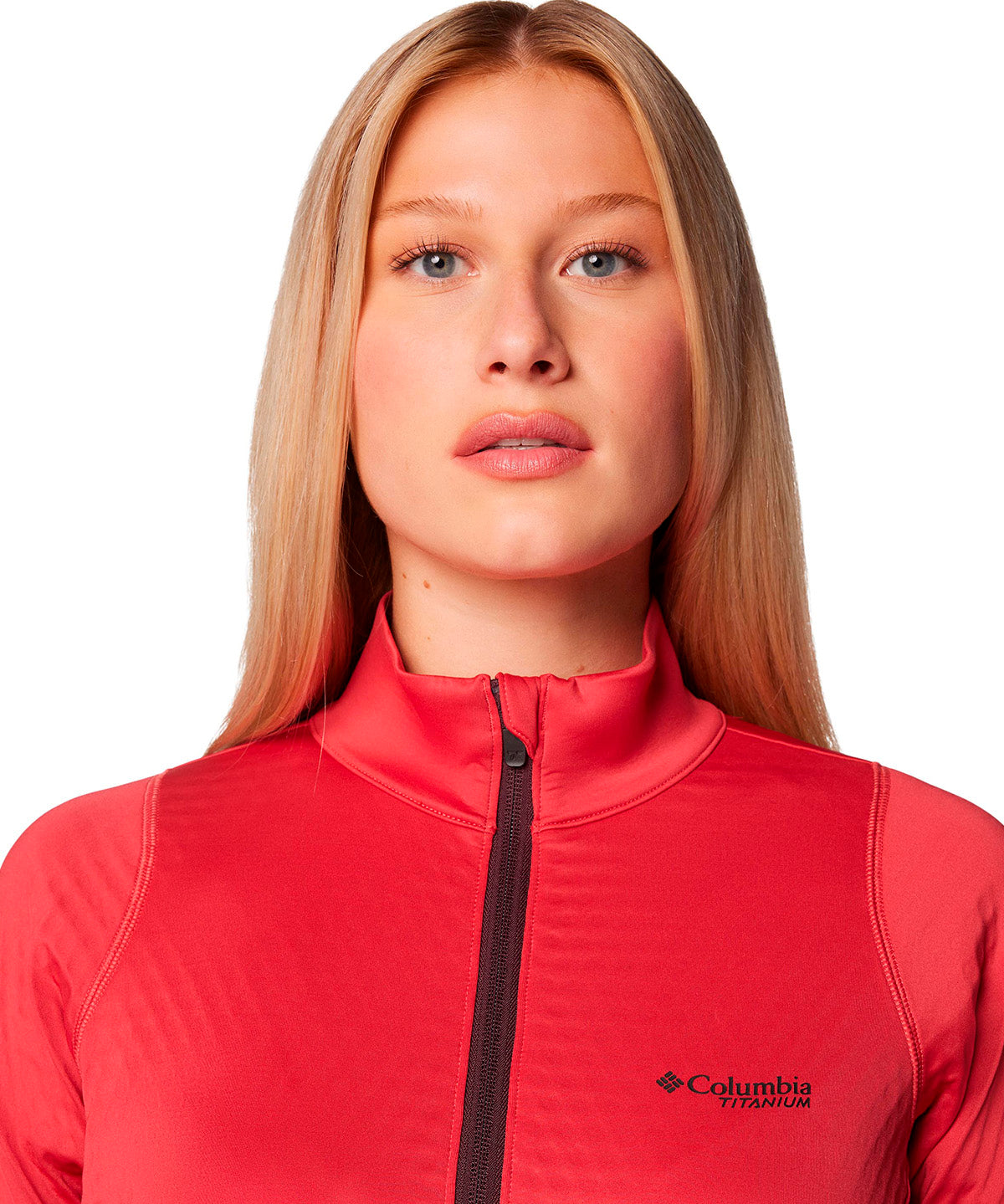 Polar Mujer Crystal Leaf Omni Heat Rojo Columbia