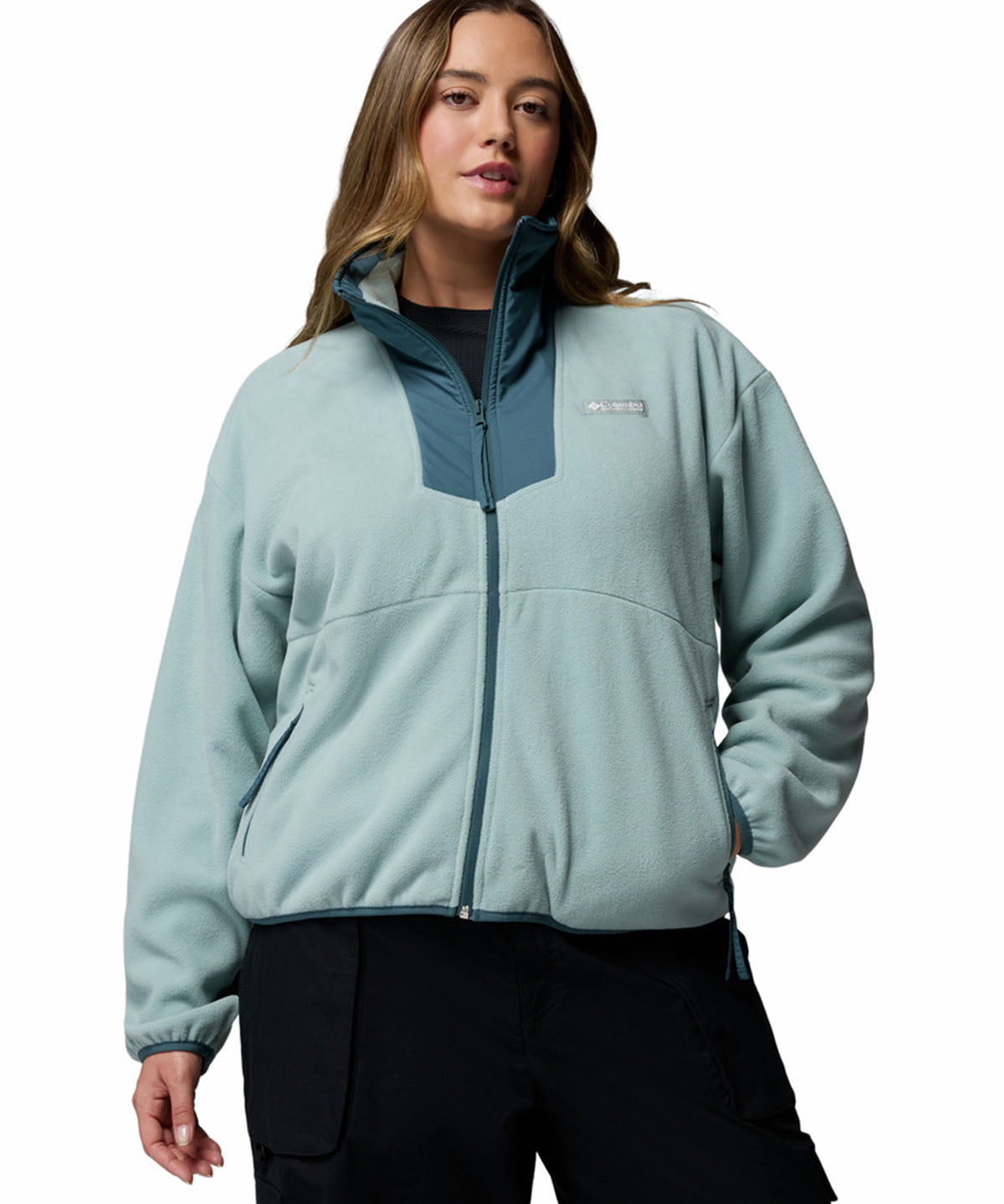 Polar Mujer Sequoia Grove Full Zip Celeste Columbia