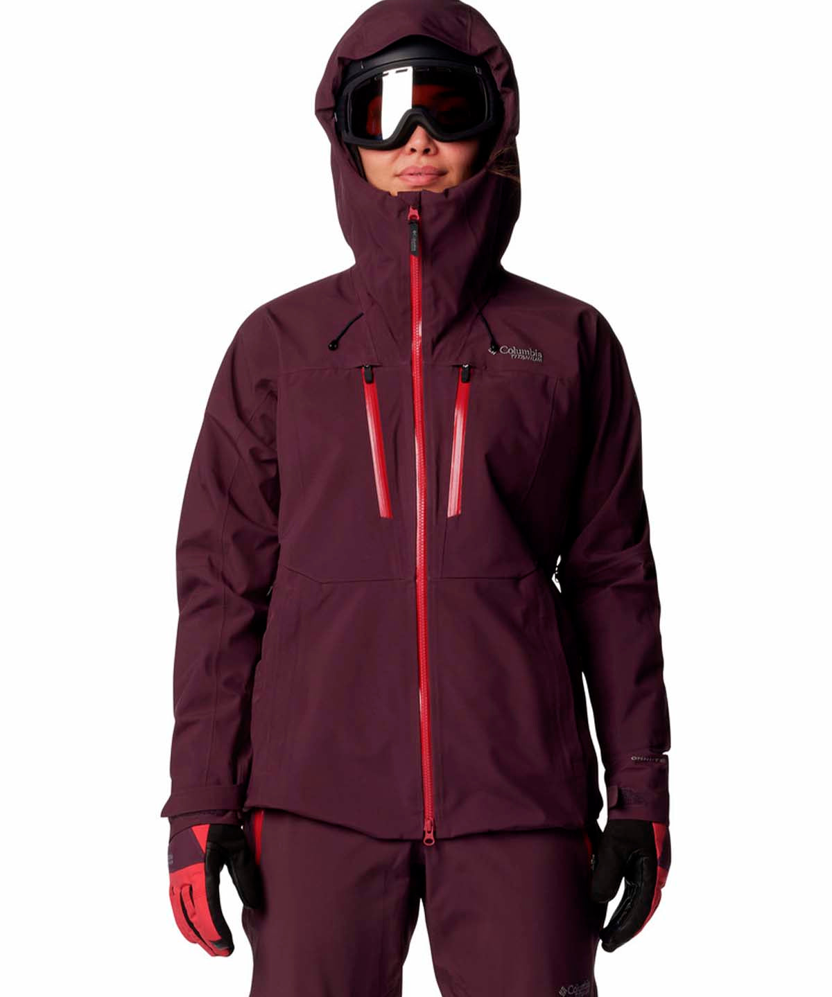 Cortaviento Mujer Platinum Peak II 3L Ski Morado Columbia