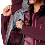 Cortaviento Mujer Platinum Peak II 3L Ski Morado Columbia