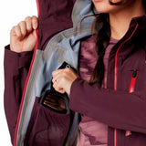 Cortaviento Mujer Platinum Peak II 3L Ski Morado Columbia
