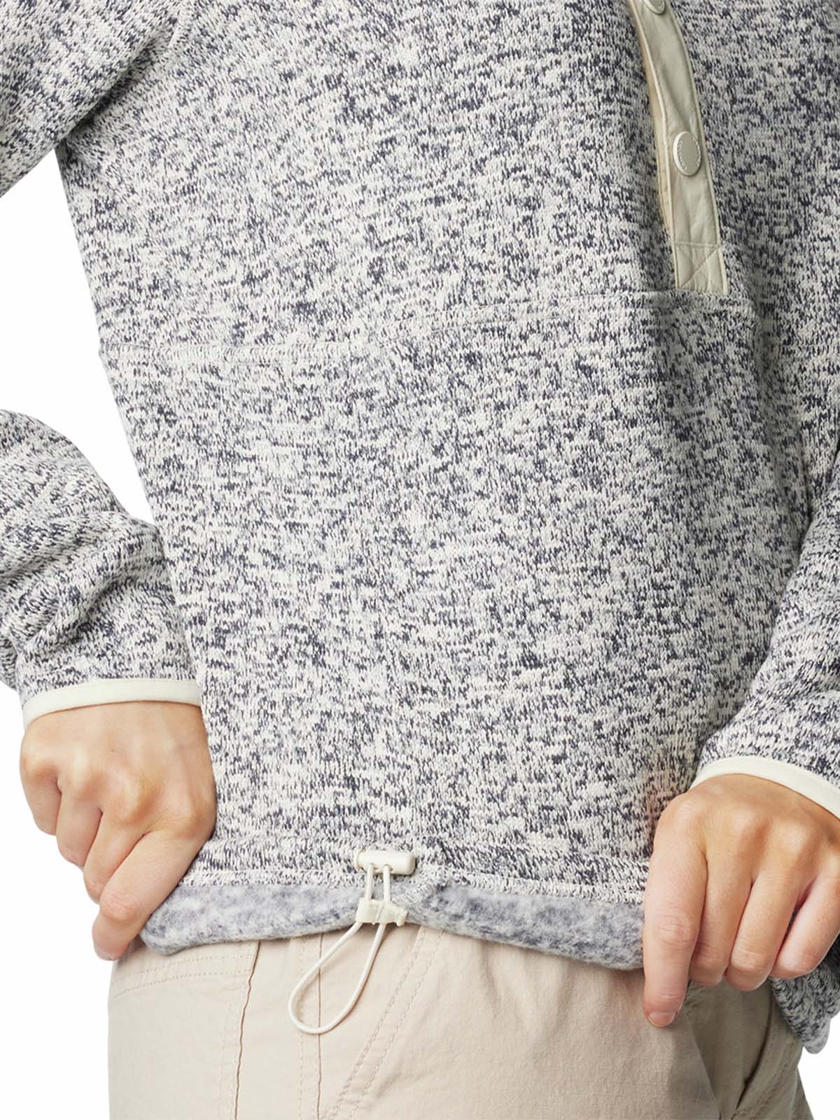 Polar Mujer Sweater Weather Half Snap Gris Columbia