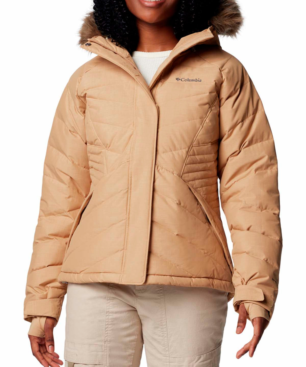 Parka Mujer Lay Down IV Beige Columbia