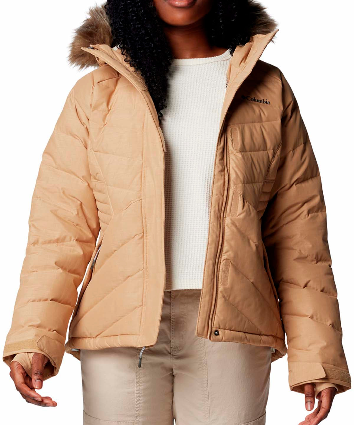 Parka Mujer Lay Down IV Beige Columbia