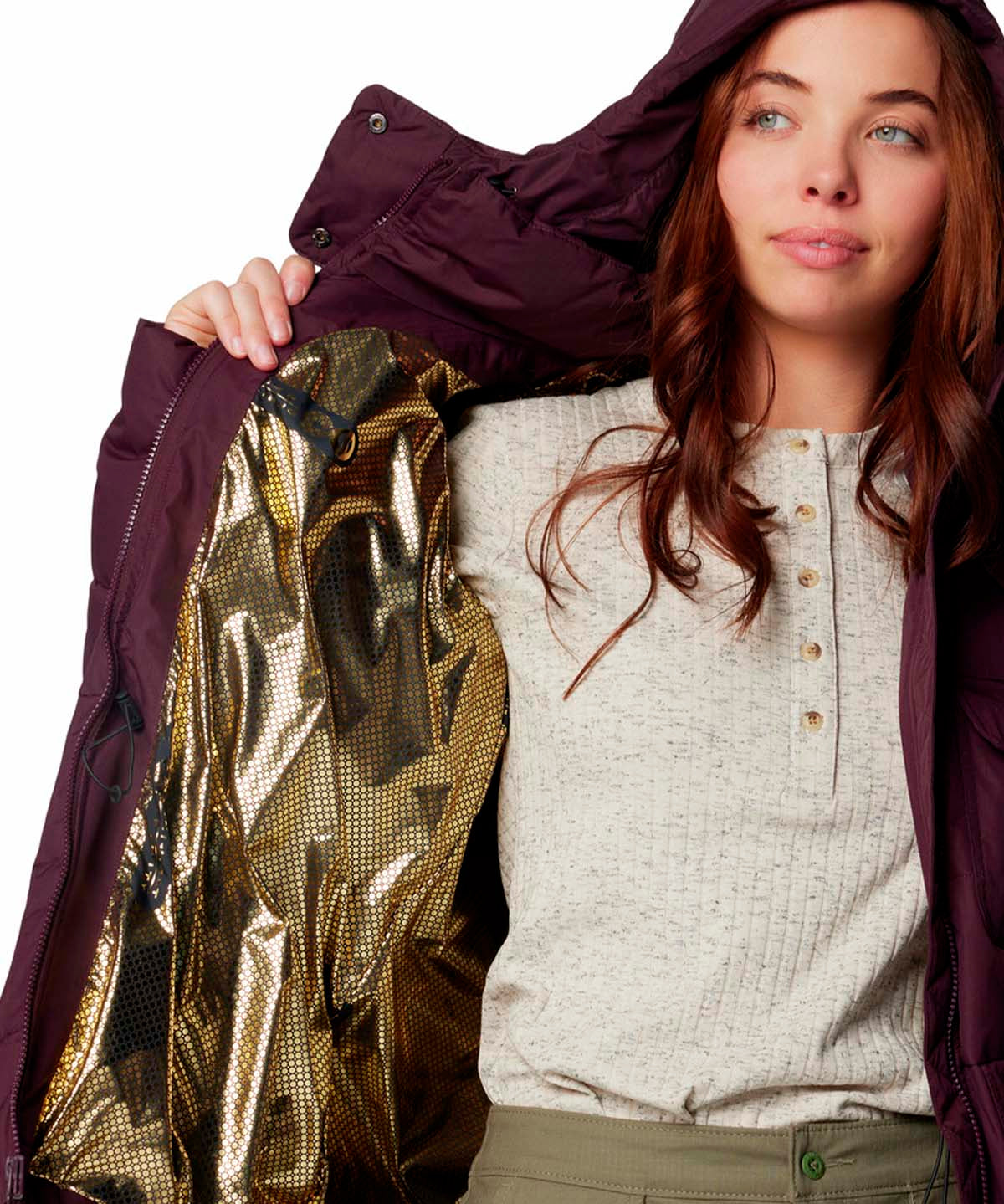 Parka Mujer Longhorn Ridge Morado Columbia
